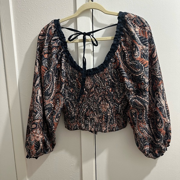 Free People Dare Me Velvet Top - Picture 4 of 5